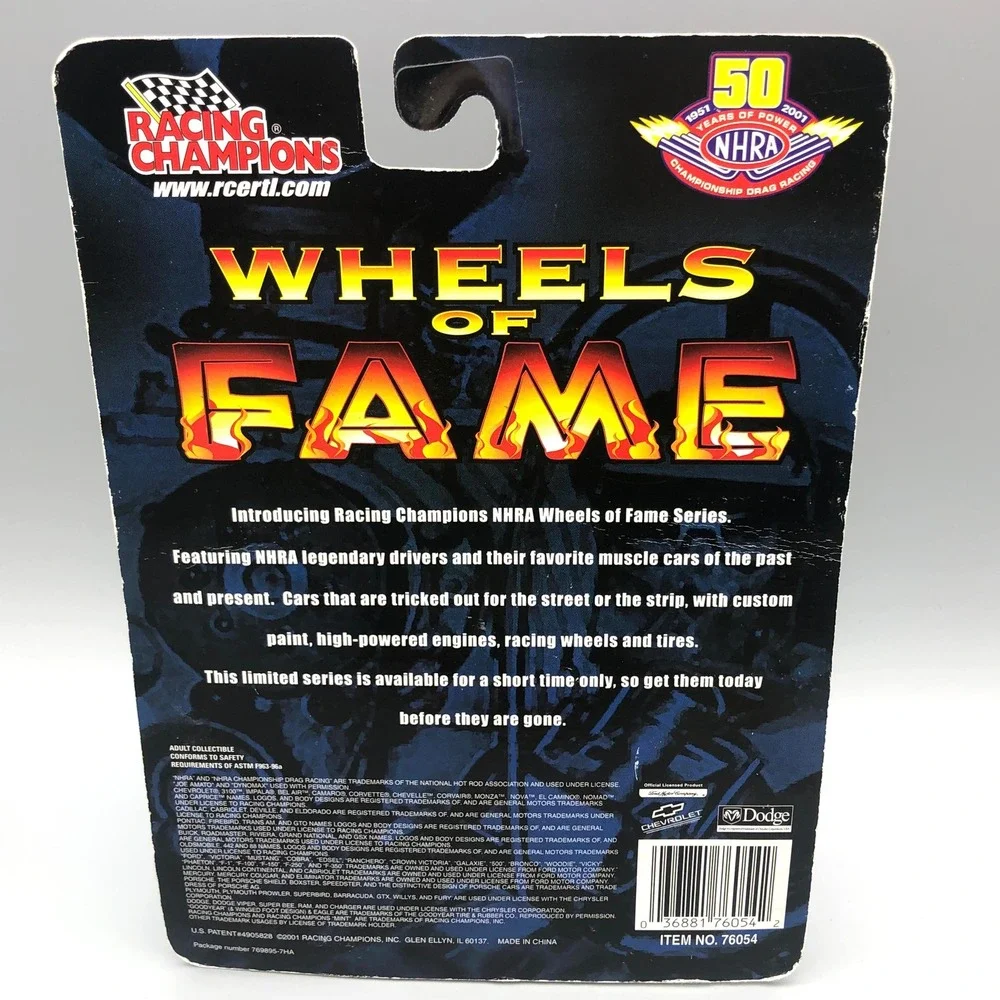 Racing Champions NHRA Wheels of Fame Don Prudhomme 32 Ford Highboy Coupe Diecast